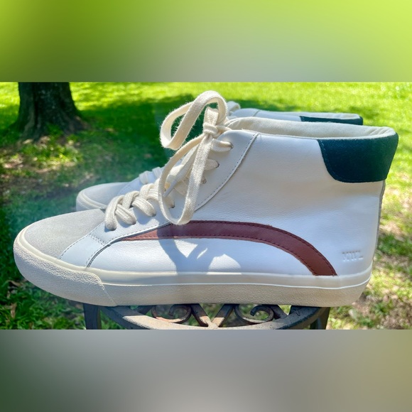 Madewell High Top Sneakers Shoes Women's Size 10 Leather White NWOB NWOT Casual - Picture 3 of 13